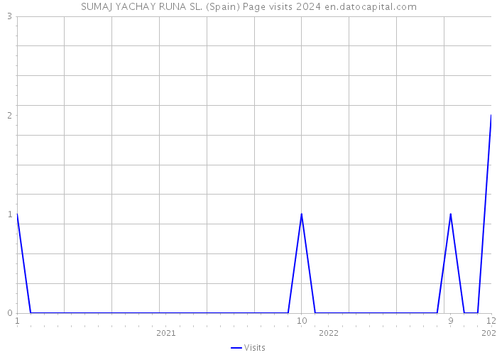 SUMAJ YACHAY RUNA SL. (Spain) Page visits 2024 