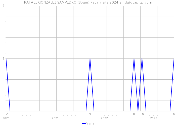 RAFAEL GONZALEZ SAMPEDRO (Spain) Page visits 2024 