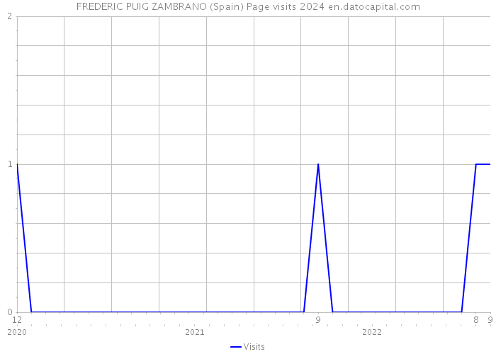 FREDERIC PUIG ZAMBRANO (Spain) Page visits 2024 