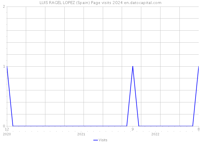 LUIS RAGEL LOPEZ (Spain) Page visits 2024 