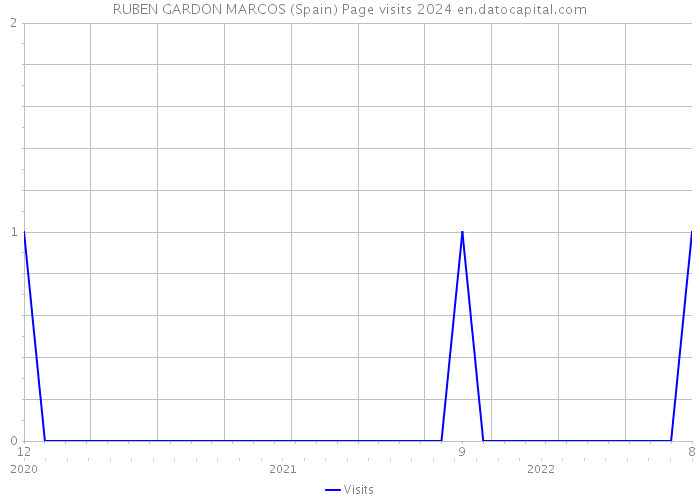 RUBEN GARDON MARCOS (Spain) Page visits 2024 