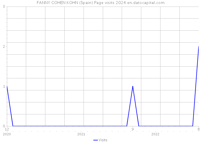 FANNY COHEN KOHN (Spain) Page visits 2024 