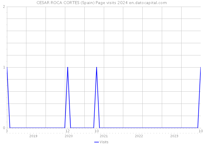 CESAR ROCA CORTES (Spain) Page visits 2024 