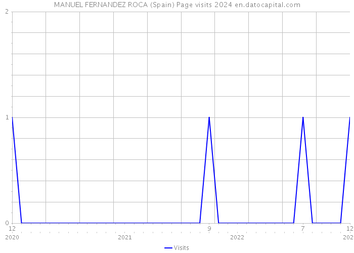 MANUEL FERNANDEZ ROCA (Spain) Page visits 2024 