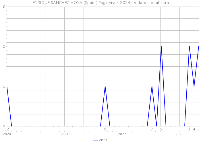 ENRIQUE SANCHEZ MOYA (Spain) Page visits 2024 