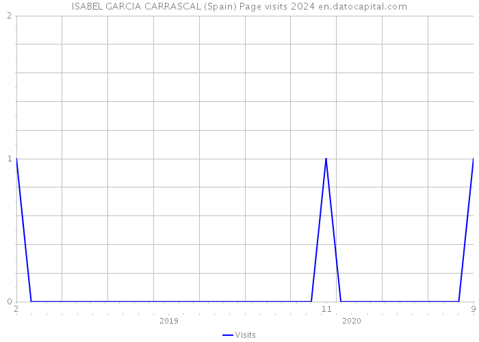 ISABEL GARCIA CARRASCAL (Spain) Page visits 2024 