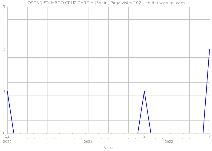 OSCAR EDUARDO CRUZ GARCIA (Spain) Page visits 2024 