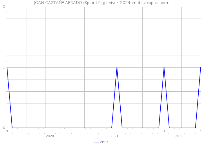 JOAN CASTAÑE ABRADO (Spain) Page visits 2024 