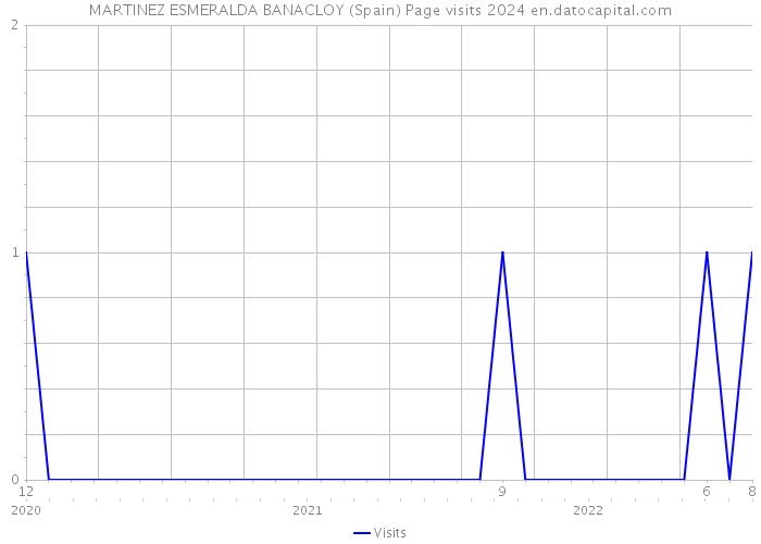 MARTINEZ ESMERALDA BANACLOY (Spain) Page visits 2024 