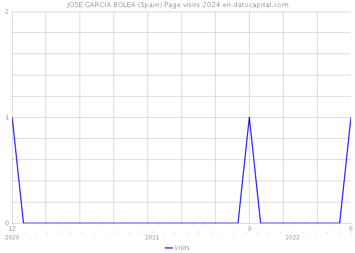 JOSE GARCIA BOLEA (Spain) Page visits 2024 