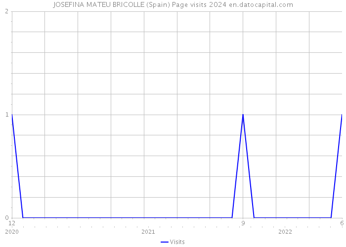 JOSEFINA MATEU BRICOLLE (Spain) Page visits 2024 