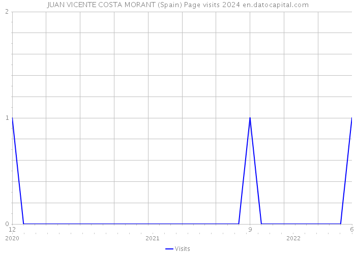 JUAN VICENTE COSTA MORANT (Spain) Page visits 2024 