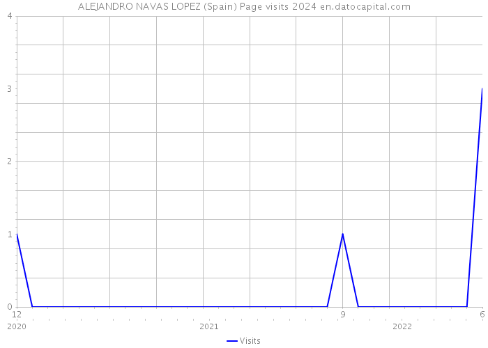 ALEJANDRO NAVAS LOPEZ (Spain) Page visits 2024 