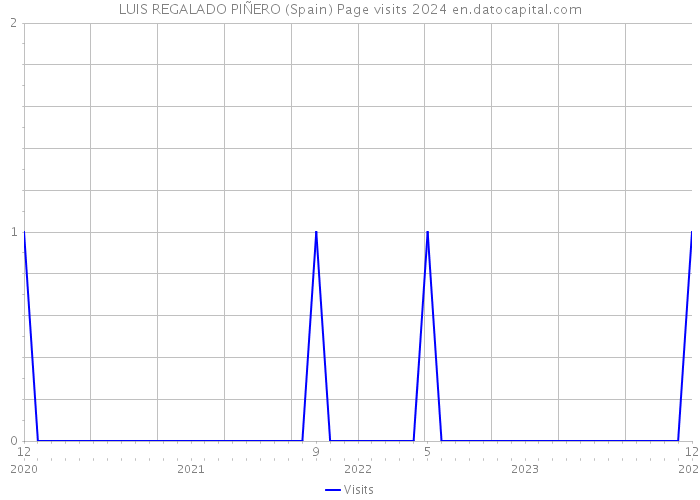 LUIS REGALADO PIÑERO (Spain) Page visits 2024 