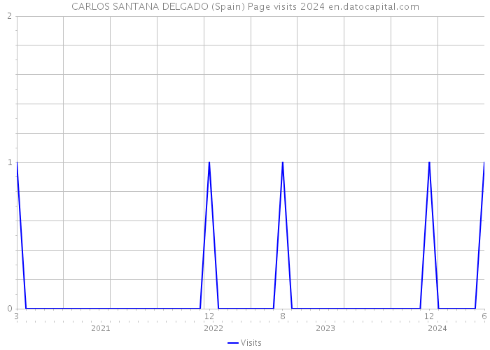 CARLOS SANTANA DELGADO (Spain) Page visits 2024 