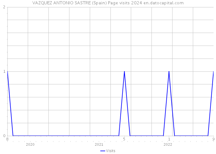 VAZQUEZ ANTONIO SASTRE (Spain) Page visits 2024 