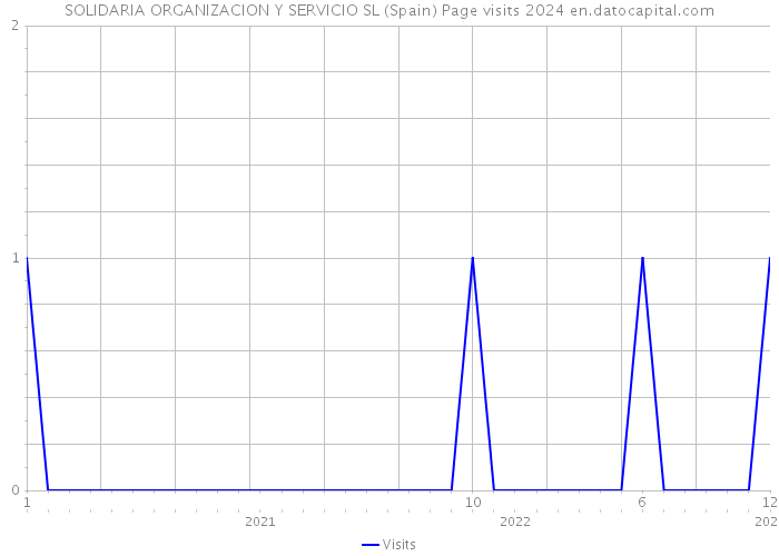 SOLIDARIA ORGANIZACION Y SERVICIO SL (Spain) Page visits 2024 