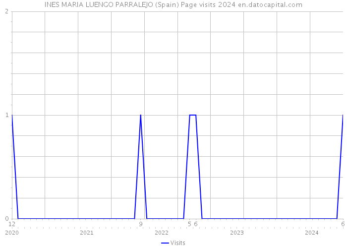 INES MARIA LUENGO PARRALEJO (Spain) Page visits 2024 