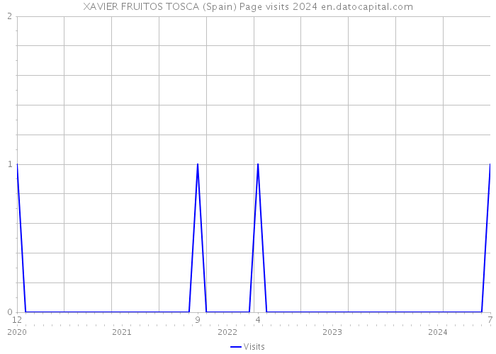 XAVIER FRUITOS TOSCA (Spain) Page visits 2024 