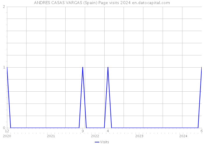 ANDRES CASAS VARGAS (Spain) Page visits 2024 