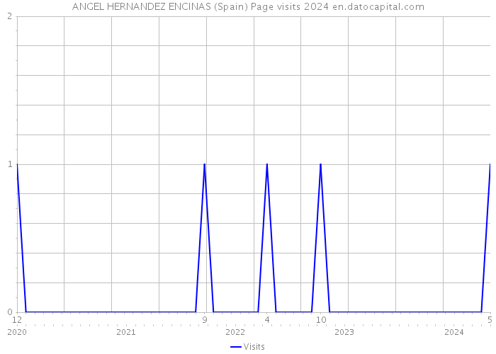 ANGEL HERNANDEZ ENCINAS (Spain) Page visits 2024 