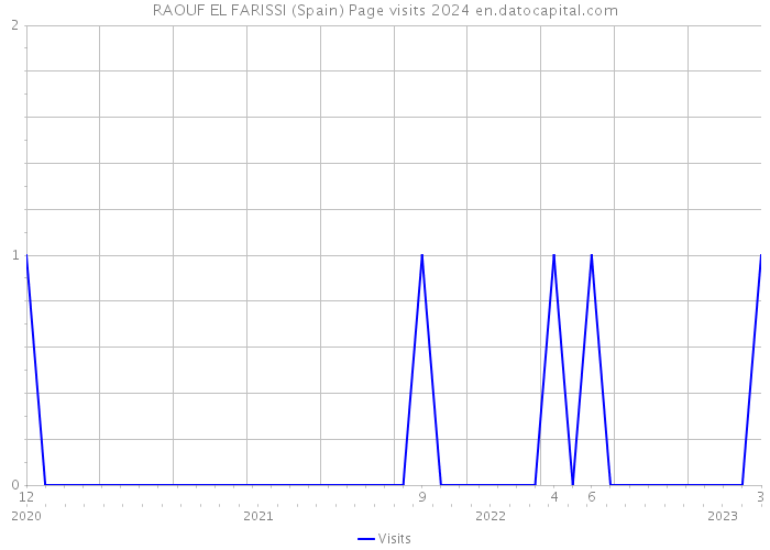 RAOUF EL FARISSI (Spain) Page visits 2024 