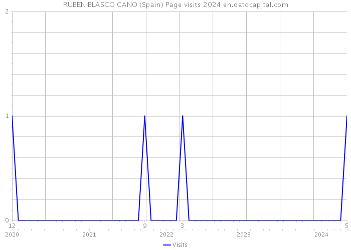 RUBEN BLASCO CANO (Spain) Page visits 2024 