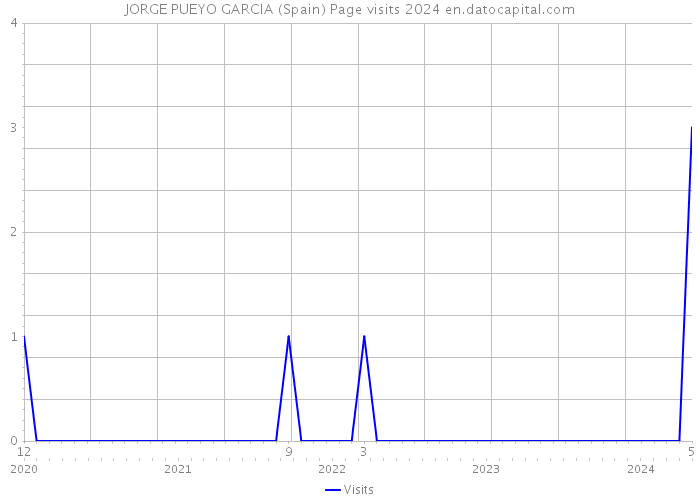 JORGE PUEYO GARCIA (Spain) Page visits 2024 