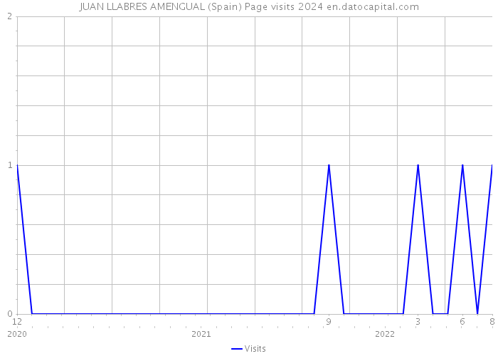 JUAN LLABRES AMENGUAL (Spain) Page visits 2024 