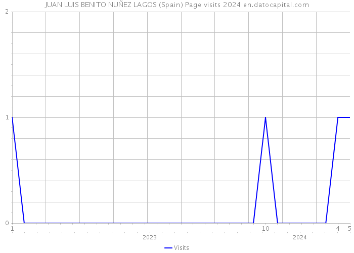 JUAN LUIS BENITO NUÑEZ LAGOS (Spain) Page visits 2024 