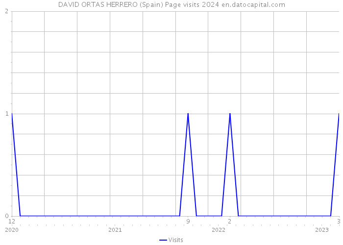 DAVID ORTAS HERRERO (Spain) Page visits 2024 