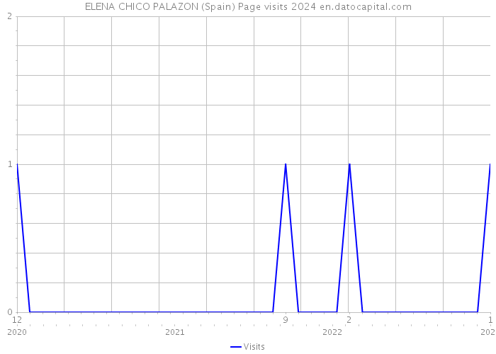 ELENA CHICO PALAZON (Spain) Page visits 2024 