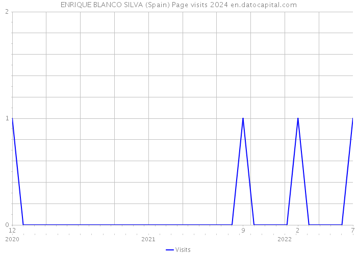 ENRIQUE BLANCO SILVA (Spain) Page visits 2024 