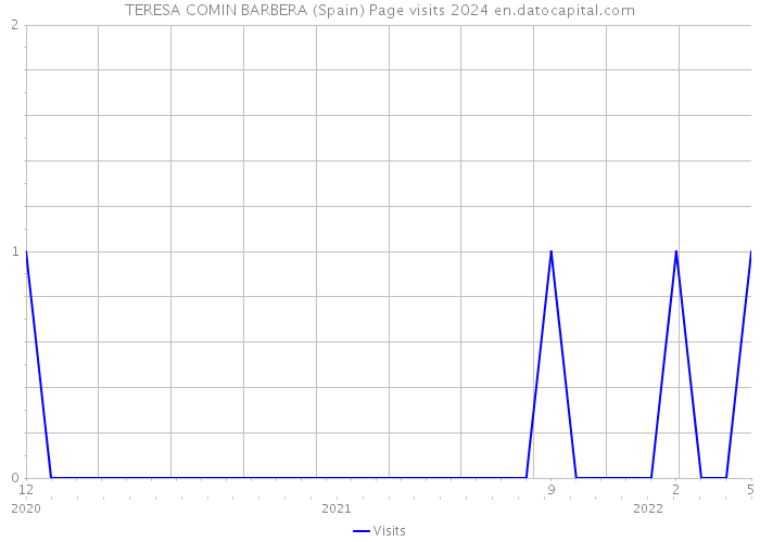 TERESA COMIN BARBERA (Spain) Page visits 2024 