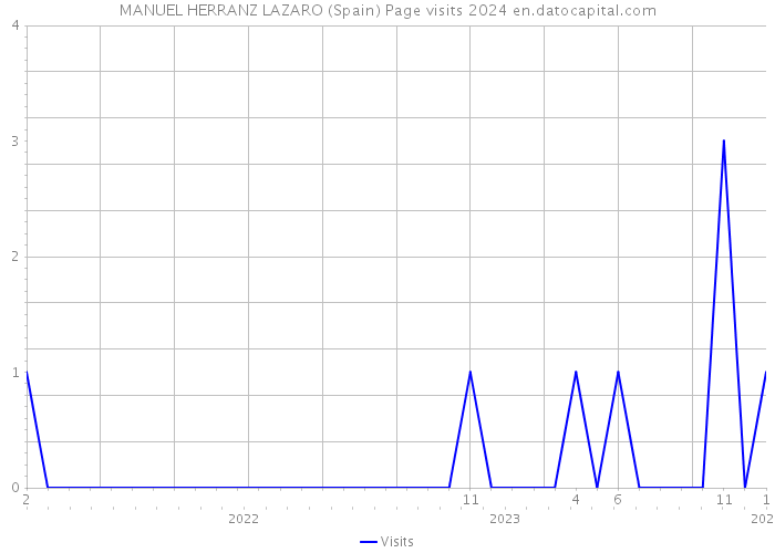 MANUEL HERRANZ LAZARO (Spain) Page visits 2024 