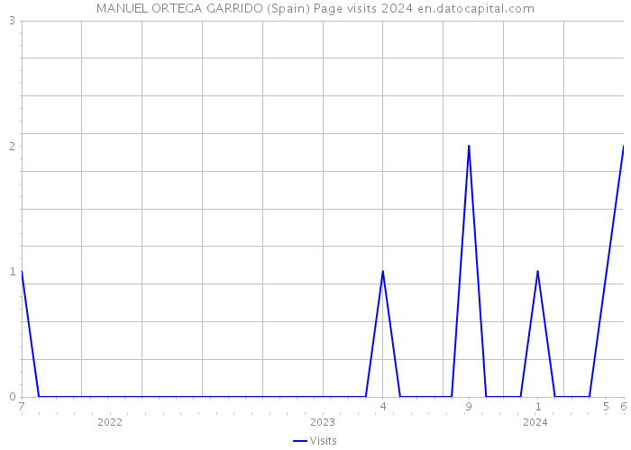 MANUEL ORTEGA GARRIDO (Spain) Page visits 2024 