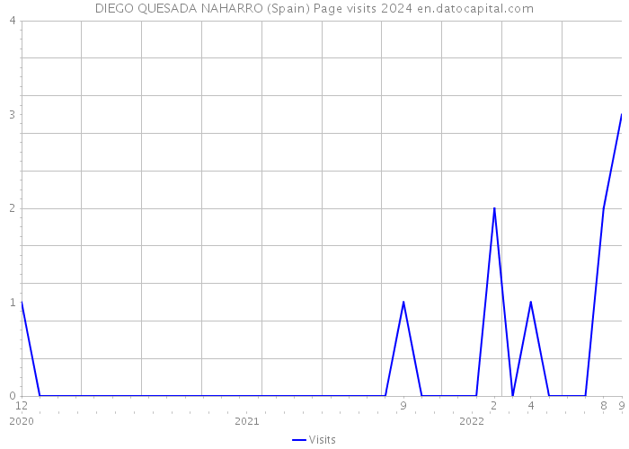 DIEGO QUESADA NAHARRO (Spain) Page visits 2024 