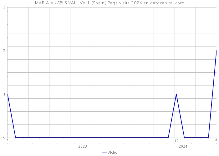 MARIA ANGELS VALL VALL (Spain) Page visits 2024 