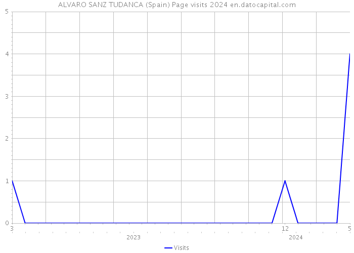 ALVARO SANZ TUDANCA (Spain) Page visits 2024 