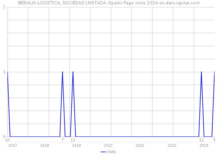 IBERALIA LOGISTICA, SOCIEDAD LIMITADA (Spain) Page visits 2024 