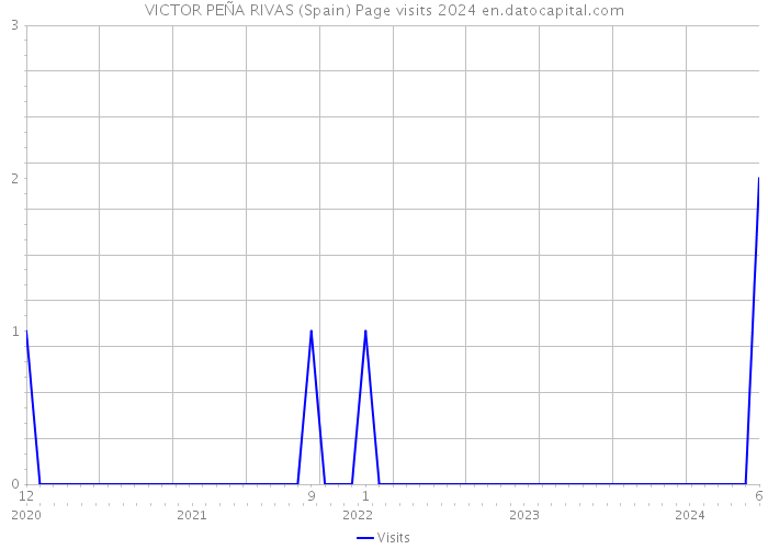 VICTOR PEÑA RIVAS (Spain) Page visits 2024 