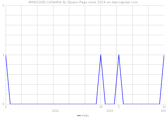 MINIGOOD CANARIA SL (Spain) Page visits 2024 