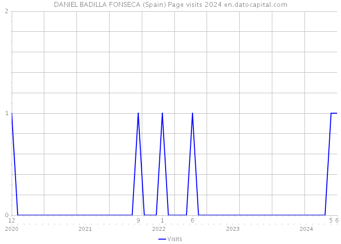 DANIEL BADILLA FONSECA (Spain) Page visits 2024 