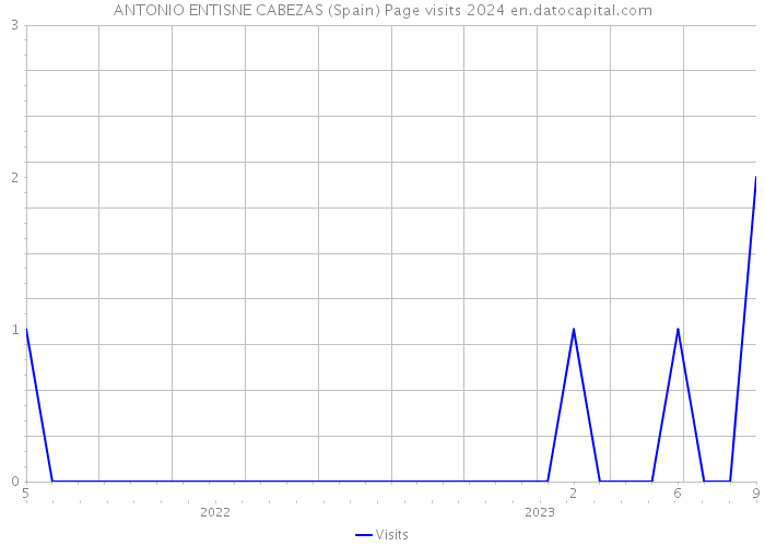 ANTONIO ENTISNE CABEZAS (Spain) Page visits 2024 