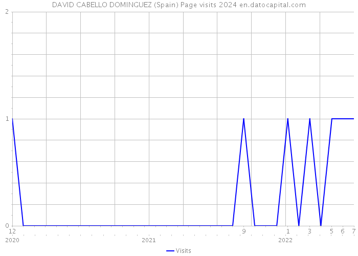 DAVID CABELLO DOMINGUEZ (Spain) Page visits 2024 