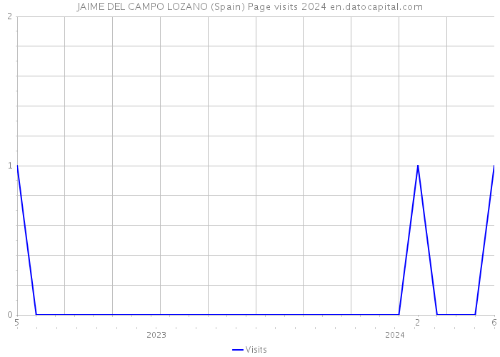 JAIME DEL CAMPO LOZANO (Spain) Page visits 2024 