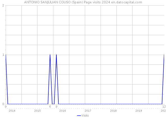 ANTONIO SANJULIAN COUSO (Spain) Page visits 2024 