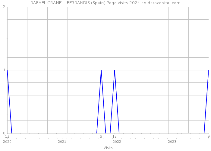 RAFAEL GRANELL FERRANDIS (Spain) Page visits 2024 