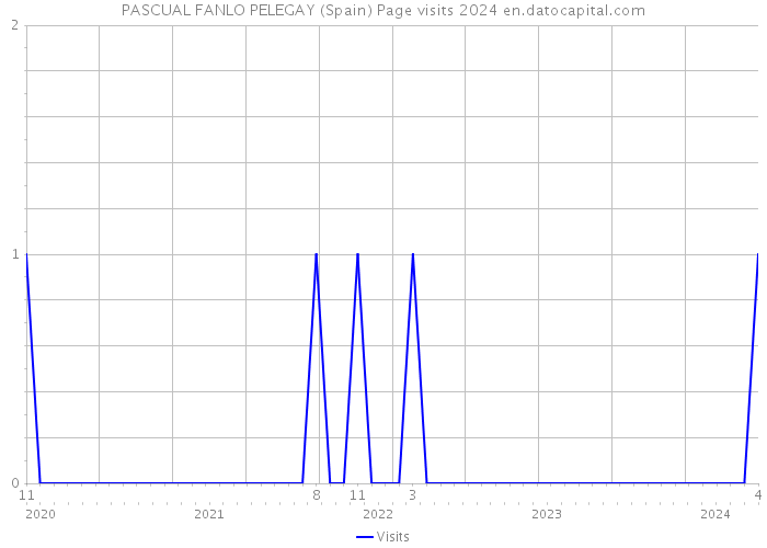 PASCUAL FANLO PELEGAY (Spain) Page visits 2024 