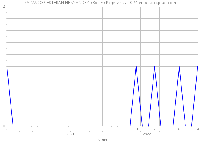 SALVADOR ESTEBAN HERNANDEZ. (Spain) Page visits 2024 